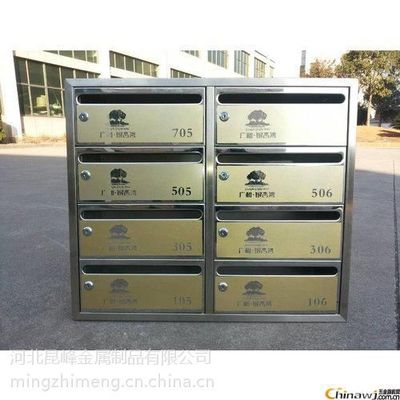 不銹鋼郵政信報箱定制廠家 打造安全耐用的社區信報系統
